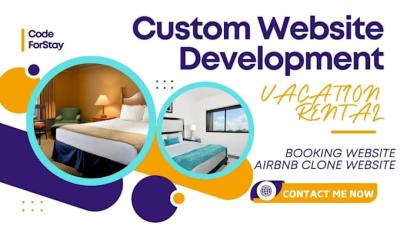 I Will Build Hotel Booking Website, Vacation Rental, Airbnb Website, Lodgify, Hostaway