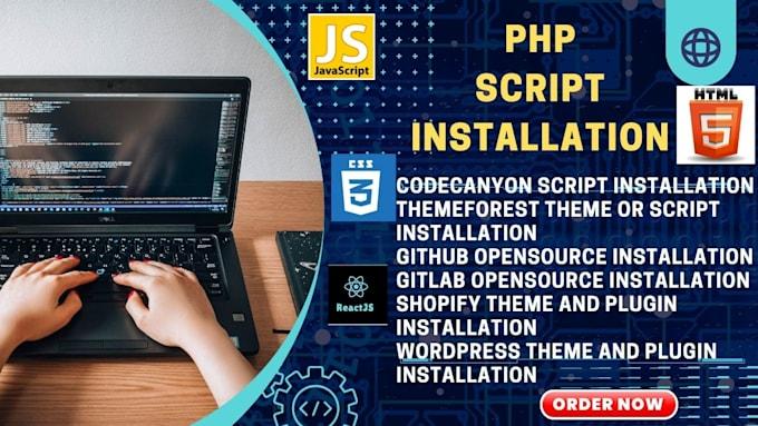 I will install any PHP script on your hosting or VPS server | CodeCanyon Laravel