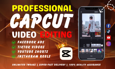 I will do professional video editing with CapCut Pro, Premiere Pro, Filmora, AI Runway