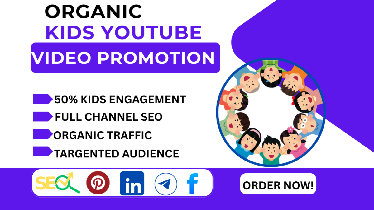 I will boost and grow kids YouTube channel with US traffic and monetization