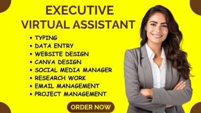 I will do Social Media Manager, Administrative, Personal, Executive Virtual Assistant