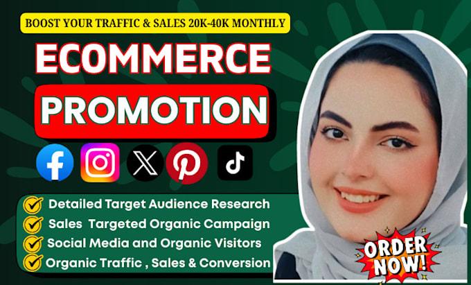 I will promote and advertise Etsy, Shopify, Amazon – Do Shopify and Etsy Promotion