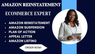 I will Amazon Reinstatement Suspension Plan of Action Appeal Letter for Amazon Listing