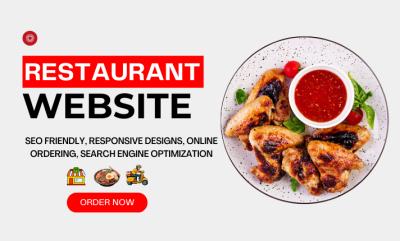 I will create a restaurant website with online food ordering