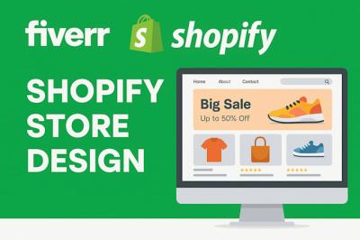 I will design, redesign Shopify store, Shopify dropshipping store, Shopify website