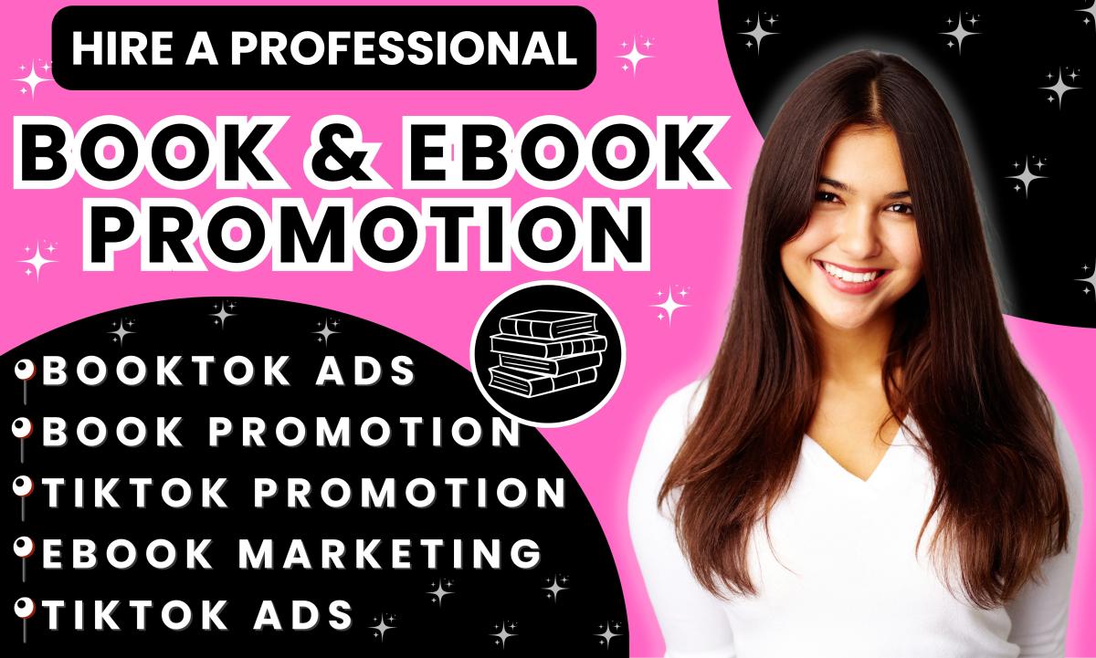 I Will Do Viral BookTok Promotion, Ebook Promotion on TikTok, Amazon KDP Ads, Bookstagram