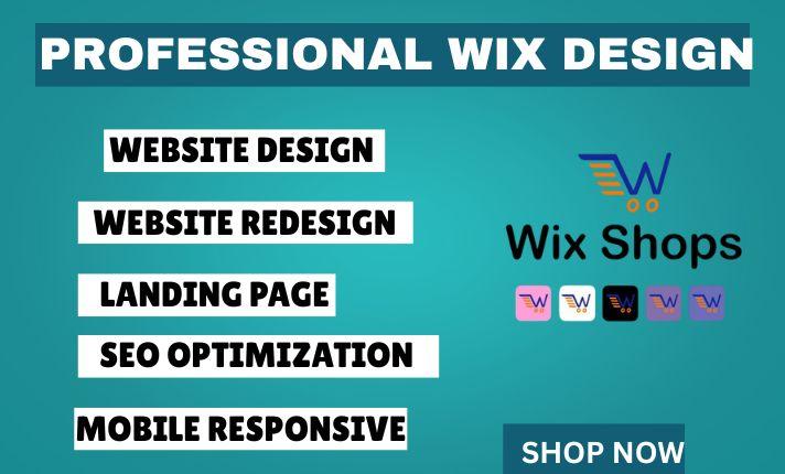 I Will Develop Wix Website Design, Ecommerce Store & SEO Optimization