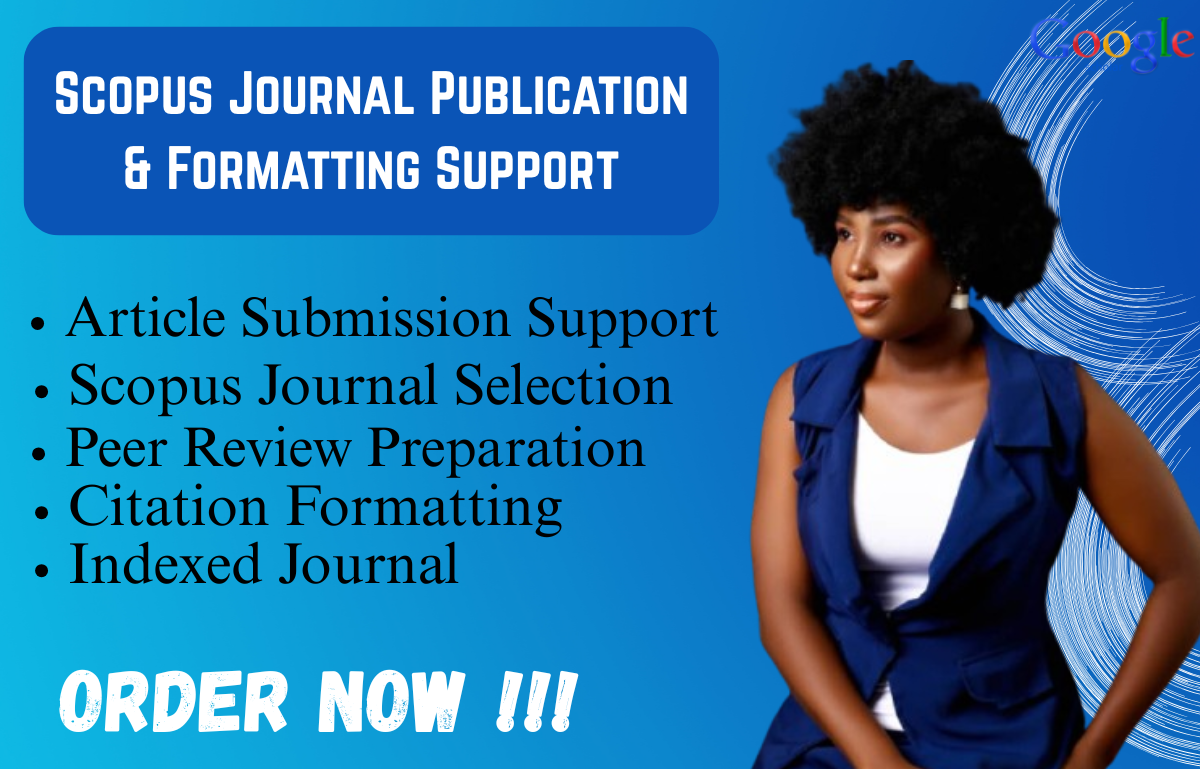 I will write and publish research article publication peer review in Scopus