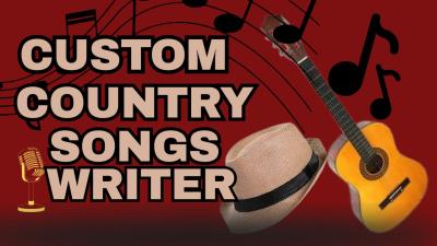 I Will Produce a Professional Custom Country Song in Rock, Jazz, Pop, Metal, and Country Music