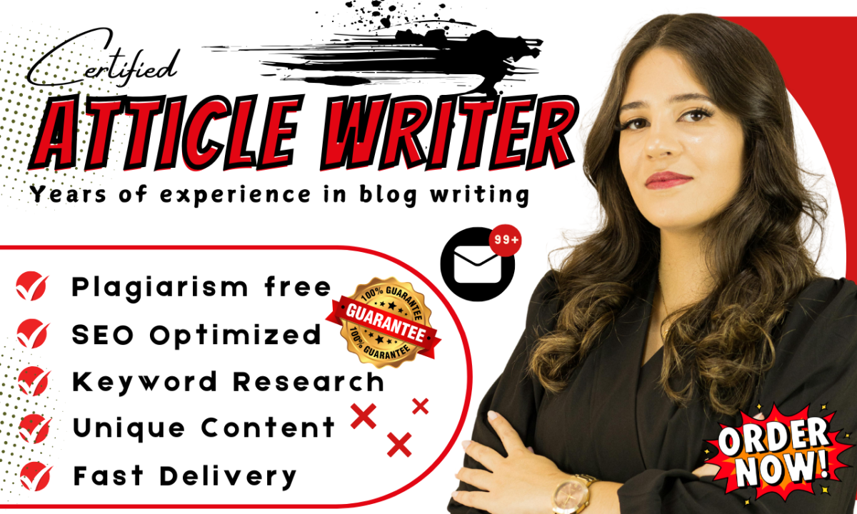 I Will Be an SEO Content Writer, Article Writing & Blog Post for Website