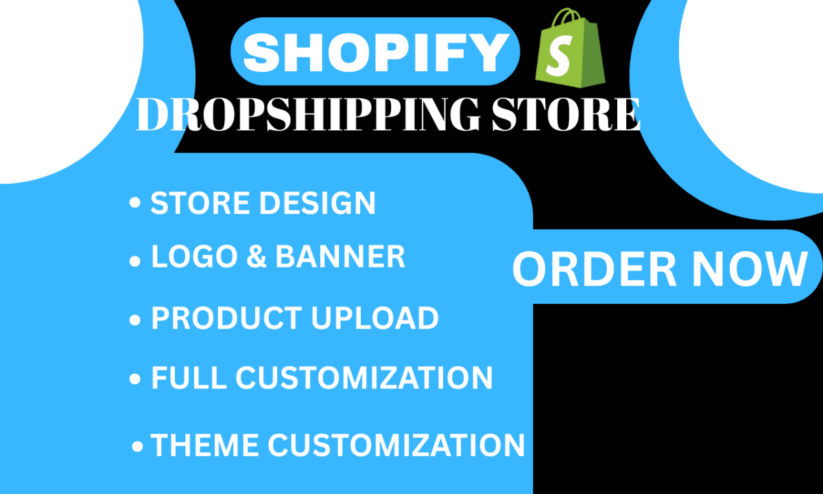 I Will Build Profitable 6-Figure Shopify Dropshipping Store via Zendrop, DSers, Spocket