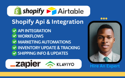 I will optimize Shopify sales with expert Klaviyo API, Airtable integration, Zapier, Make.com integration, and Make.com scenario