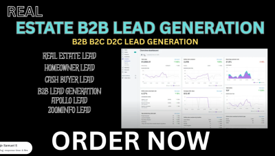 I will do B2B Lead Generation, Truck Funding, Insurance, Homeowner Grants, and Online Sales