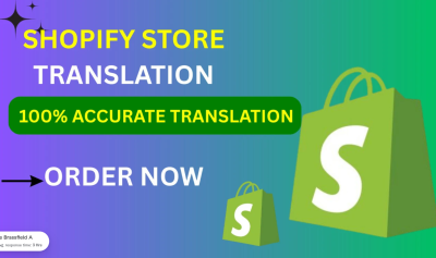I will translate your Shopify store in any language in 12 to 24hrs with a currency converter