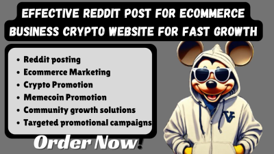 I will do Reddit post to boost OnlyFans page management IPTV crypto website