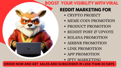 I will do Reddit post upvote for ecommerce AI business IPTV app product website