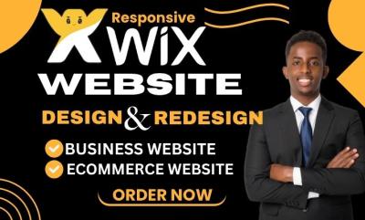 I Will Design and Redesign Your Wix Website, Wix Ecommerce, and Be Your Wix Expert