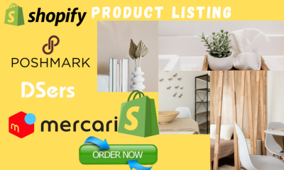 I Will Do Product Research, Upload Shopify Product Listing via Poshmark, Mercari, Dsers