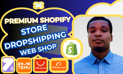 I Will Do Shopify Store, Shopify Website, or Shopify Dropshipping Store Design