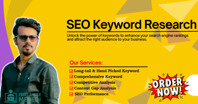 I will find profitable SEO keywords with low competition