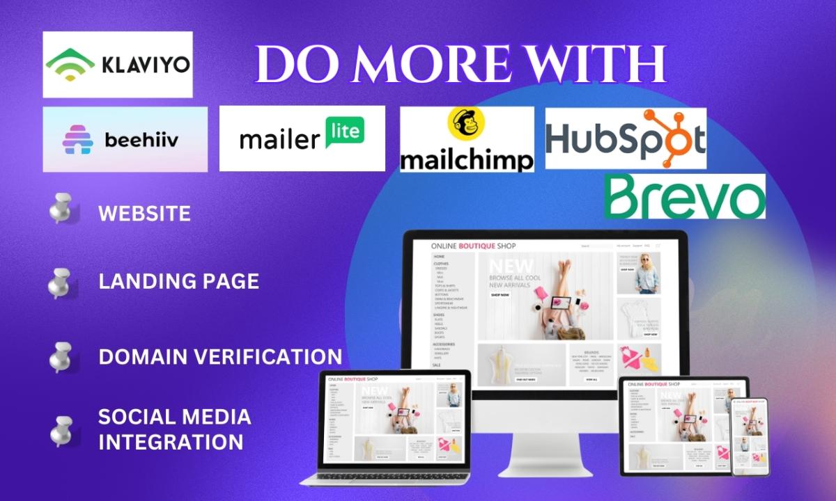 I will do Beehiv, Mailchimp, Klaviyo newsletters, Zap automation & social media templates