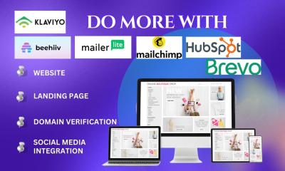 I will do Beehiv, Mailchimp, Klaviyo newsletters, Zap automation & social media templates