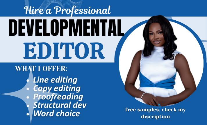 I will https://www.fiverr.com/lizziegreg/copy-edit-proofread-self-help-short-story-nonfiction-developmental-book-editor