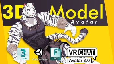 Do Custom VRChat 3D Model Furry Avatar Anime Character Design VRC NSFW Fursona
