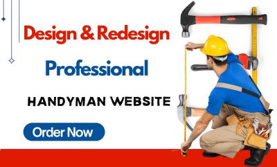 I Will Design Handyman Website for Junk Removal, Electrician, Painting, Pressure Washing
