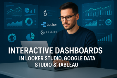 I will create professional BI dashboards with Tableau and Google Data Studio
