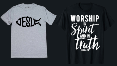 Do Custom Typography Christian, Bible Verses, Church T-Shirt and Graphics Design