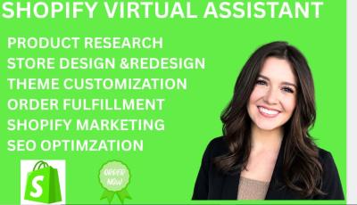 I will be your Shopify Virtual Assistance Store Setup & Product Upload Support