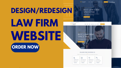 I Will Design Law Firm Website for Attorneys, Lawyers & Legal Offices on Wix and Squarespace