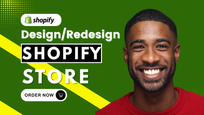 I Will Design, Clone, Redesign or Revamp Your Shopify Store or Shopify Website