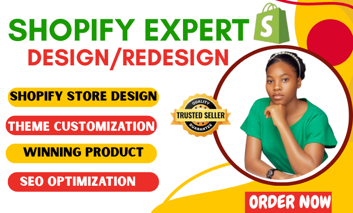 Build Shopify Store Design | E-commerce | Dropshipping Store | Shopify Website Design