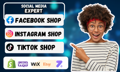 I will set up Facebook Shop, Instagram Shop, TikTok Shop, and Full Shopify Marketing