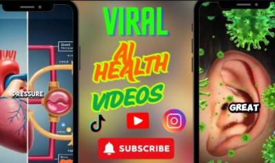 I will create viral AI health videos AI health supplements videos YouTube TikTok reels