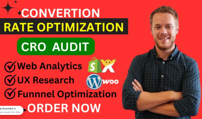 I will increase your conversion rate with CRO optimization audit, review for Shopify