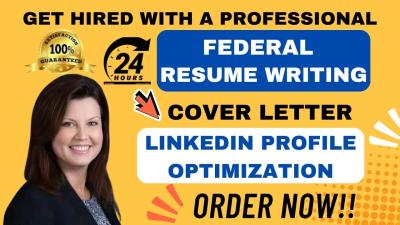 I will do federal resume writing executive resume ATS resume writing for USAJOBS