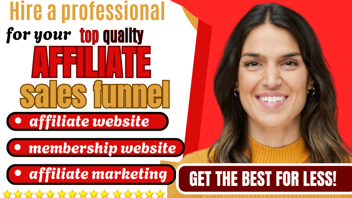 I will create high converting affiliate website or sales funnel that drives results