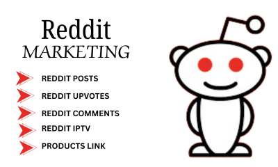 I will make reddit post management for IPTV AI app crypto SaaS website token AI tools