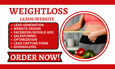 I Will Generate Weight Loss Leads for Your Health & Wellness Website Landing Page on GoHighLevel