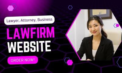 Create a Legal Website for Attorneys, Law Firms, Lawyers, and Business Websites