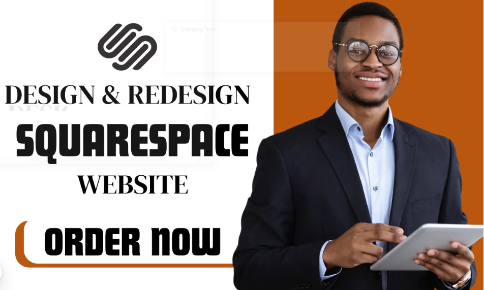 I will create and redesign a modern Squarespace website with SEO and mobile design