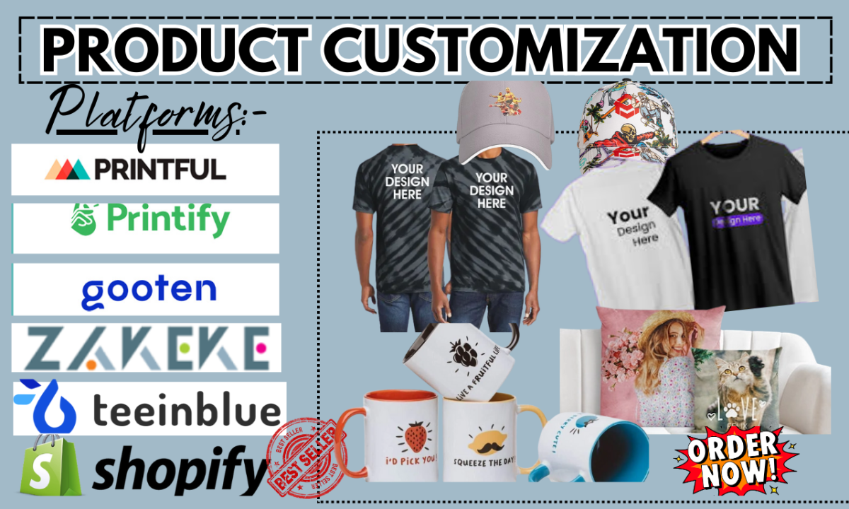 I will create a Shopify Print on Demand Ecommerce Website, Shop, or Store