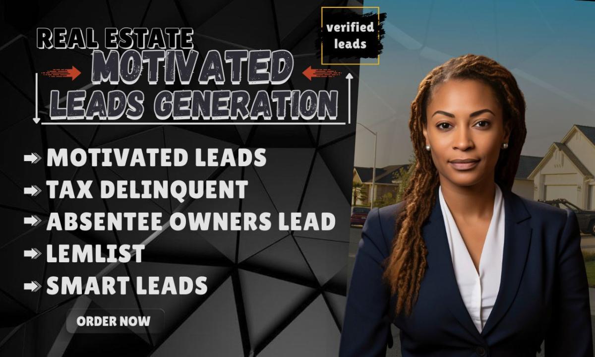 I Will Discover Exclusive Motivated Leads: Tax Delinquent & Absentee Owner Leads