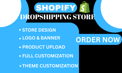 I Will Build Profitable 6-Figure Shopify Dropshipping Store via Zendrop, DSers, Spocket