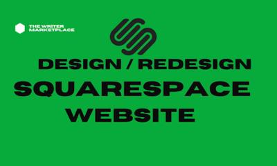 I will do Squarespace website design and customization