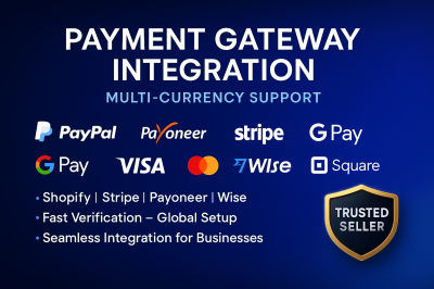 I will setup Shopify Payment BigCommerce with Stripe SEPA Paystack BNPL Wise Google Pay