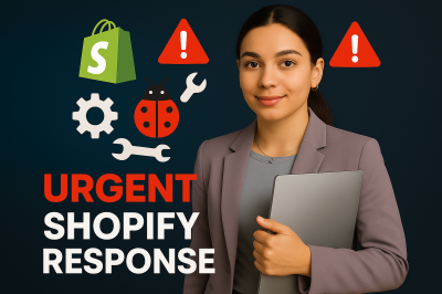 I will be your Shopify expert for technical support, bug fixes, error resolution, and theme customization